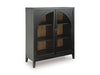 Signature Design Black/Brown Bar Cabinet
