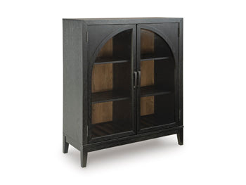 Signature Design Black/Brown Bar Cabinet
