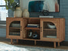 Signature Design Natural Brown Accent Cabinet