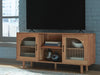 Signature Design Natural Brown Accent Cabinet