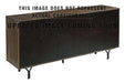 Signature Design Multi Brown Accent Cabinet