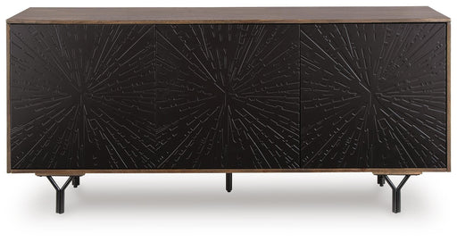 Signature Design Multi Brown Accent Cabinet