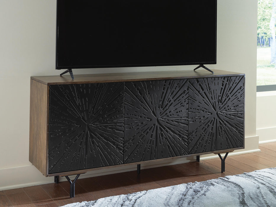 Signature Design Multi Brown Accent Cabinet