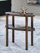 Signature Design Gray Brown Accent Table