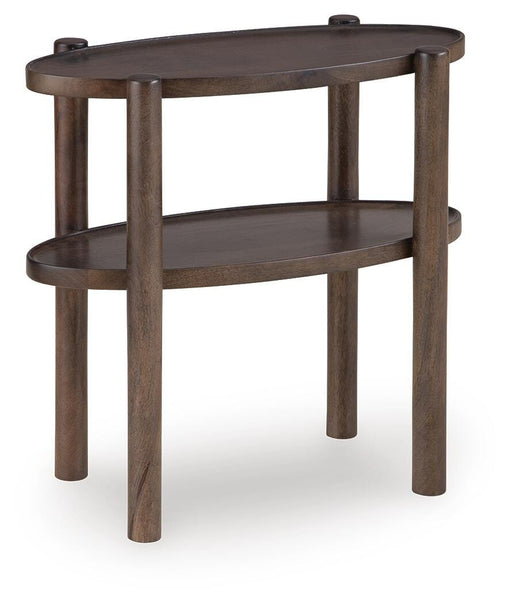 Signature Design Gray Brown Accent Table