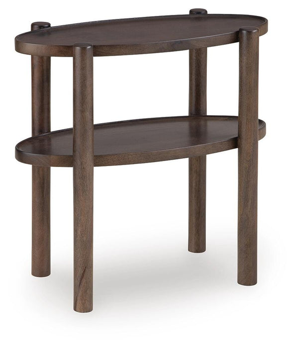 Signature Design Gray Brown Accent Table