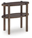 Signature Design Gray Brown Accent Table