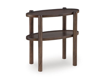 Signature Design Gray Brown Accent Table