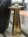 Signature Design Gold Finish Accent Table