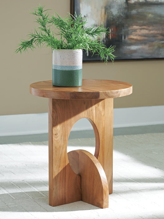 Signature Design Brown Accent Table