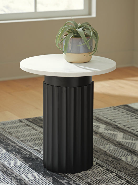 Signature Design Black/White Accent Table