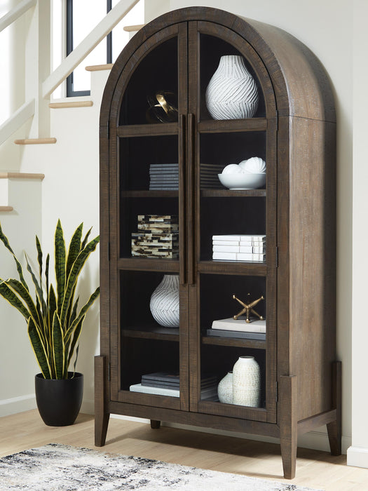 Signature Design Dark Brown Accent Cabinet