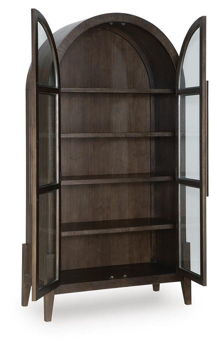Signature Design Dark Brown Accent Cabinet