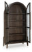 Signature Design Dark Brown Accent Cabinet