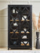 Signature Design Black/Brown Accent Cabinet