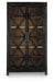Signature Design Black/Brown Accent Cabinet