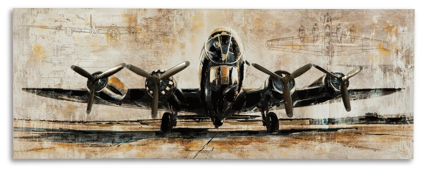 Signature Design Brown/Black Wall Art