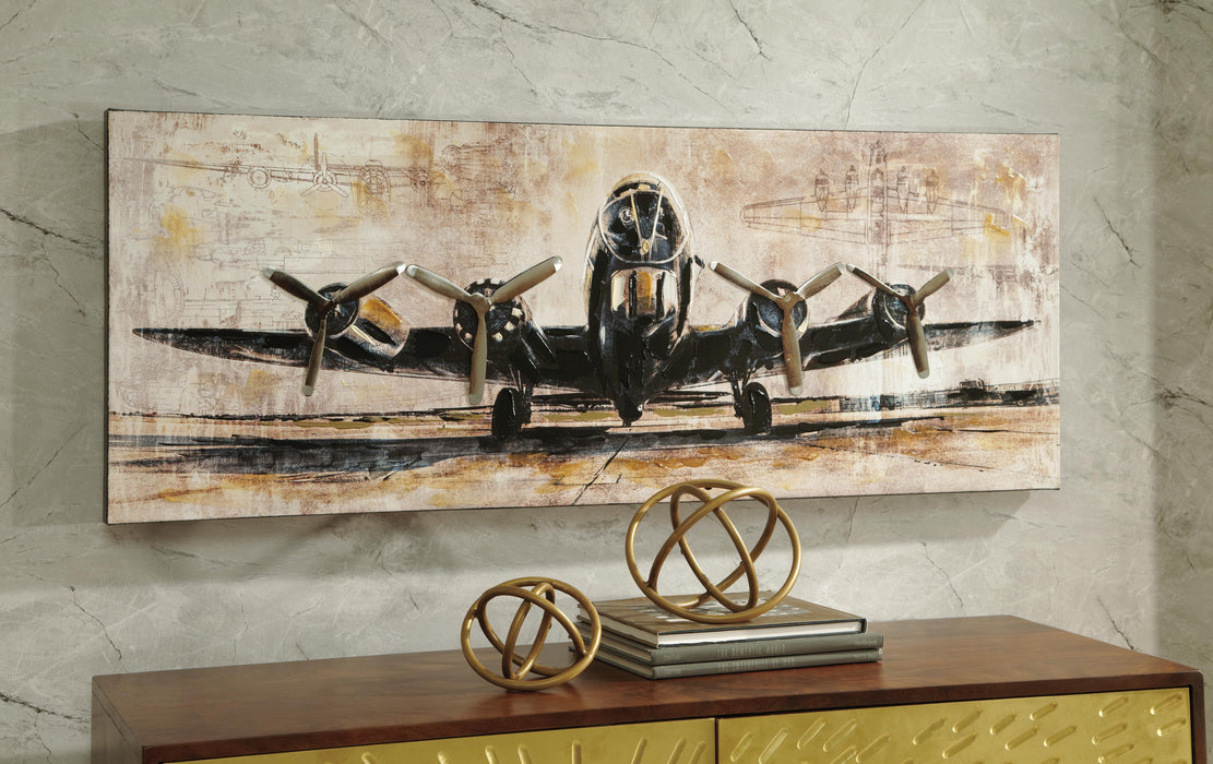 Signature Design Brown/Black Wall Art