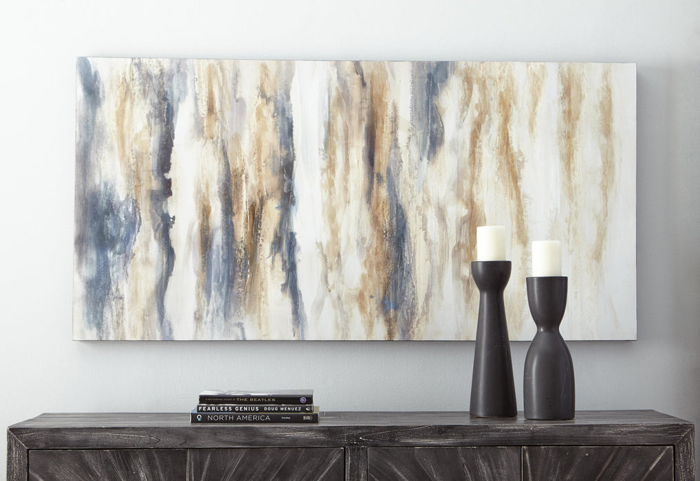Signature Design Blue/Tan Wall Art