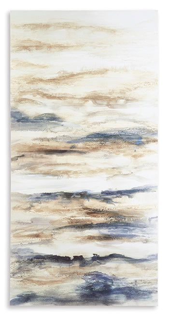Signature Design Blue/Tan Wall Art
