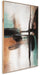 Signature Design Teal/Orange/Black Wall Art