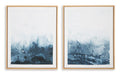 Signature Design Blue/White Wall Art Set (2/CN)