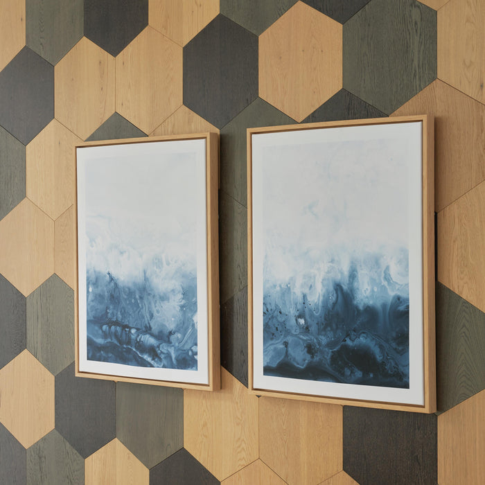 Signature Design Blue/White Wall Art Set (2/CN)
