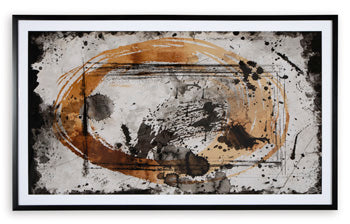 Signature Design Black/Caramel/Tan Wall Art