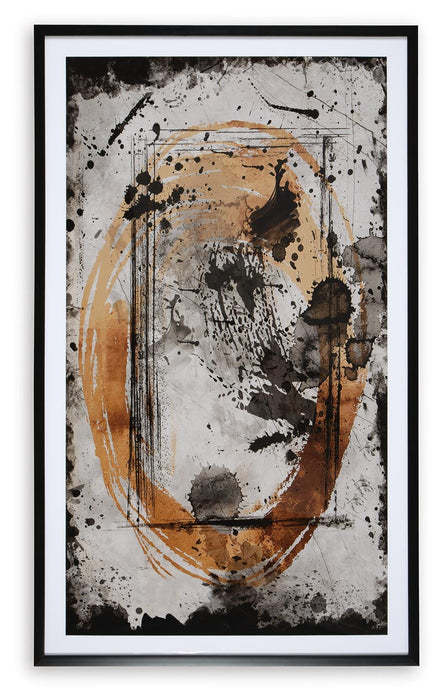 Signature Design Black/Caramel/Tan Wall Art
