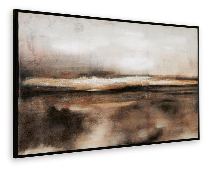 Signature Design Black/Brown/Orange Wall Art