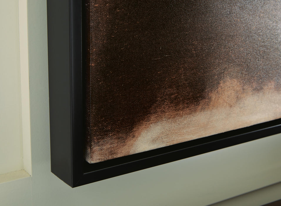 Signature Design Black/Brown/Orange Wall Art