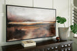 Signature Design Black/Brown/Orange Wall Art