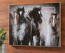 Signature Design Brown/Black/White Wall Art