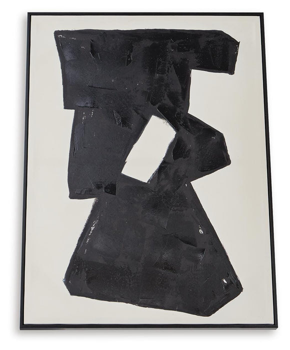 Signature Design Black/Cream Wall Art