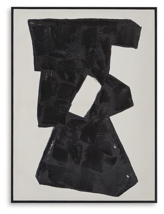 Signature Design Black/Cream Wall Art