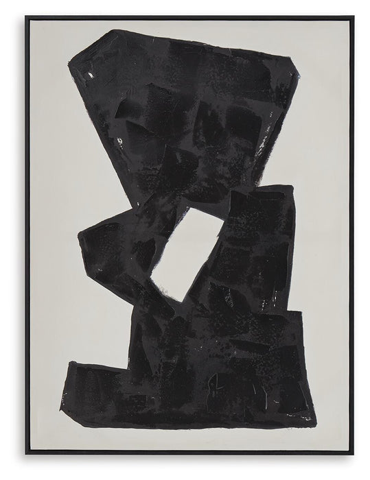 Signature Design Black/Cream Wall Art