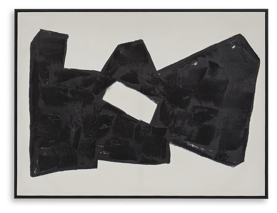Signature Design Black/Cream Wall Art