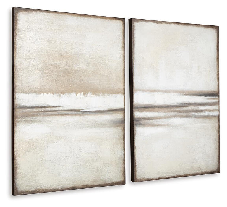 Signature Design Tan/Brown Wall Art Set (2/CN)