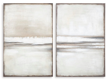 Signature Design Tan/Brown Wall Art Set (2/CN)