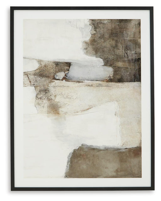 Signature Design Brown/White Wall Art