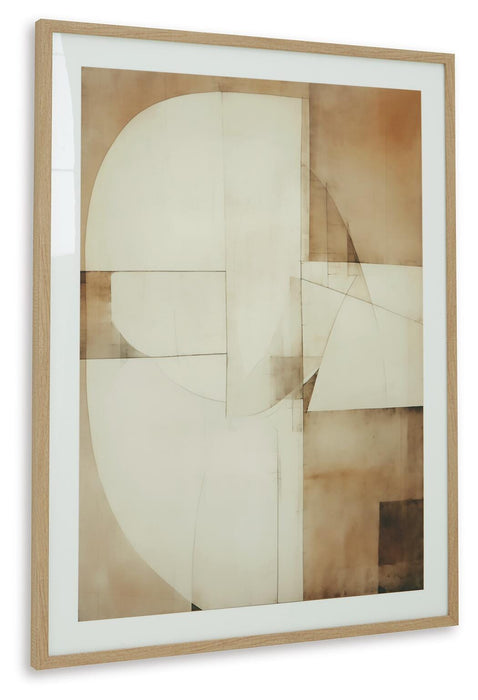 Signature Design Brown/Tan/White Wall Art