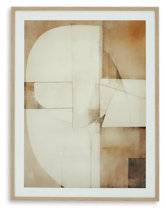 Signature Design Brown/Tan/White Wall Art