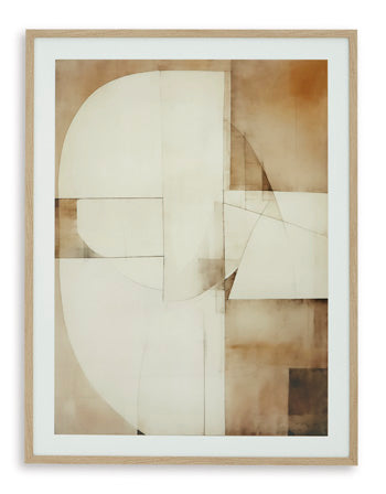 Signature Design Brown/Tan/White Wall Art