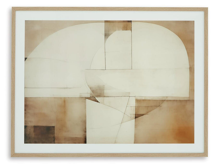 Signature Design Brown/Tan/White Wall Art