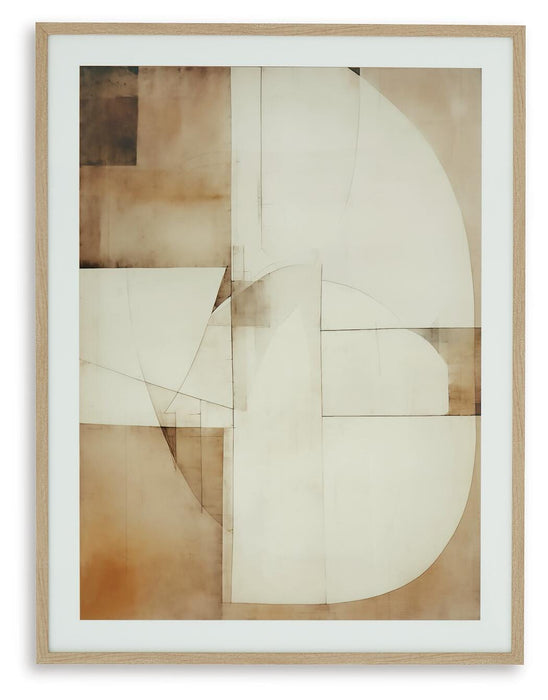 Signature Design Brown/Tan/White Wall Art