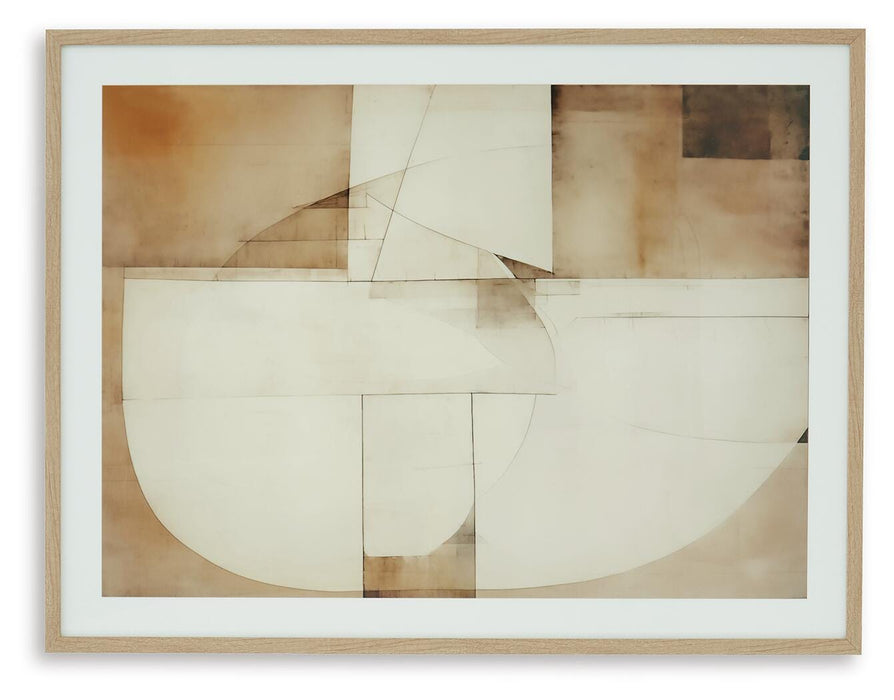 Signature Design Brown/Tan/White Wall Art
