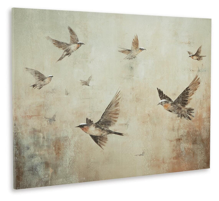 Signature Design Gray/Brown Wall Art