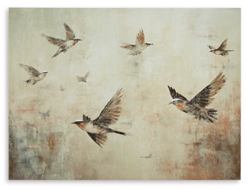 Signature Design Gray/Brown Wall Art