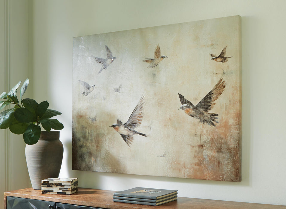 Signature Design Gray/Brown Wall Art