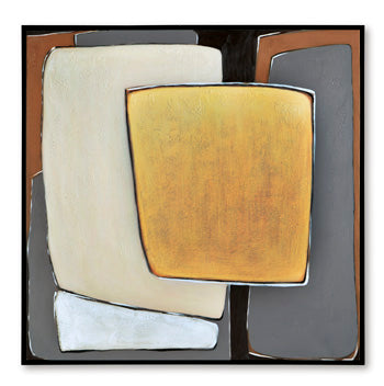 Signature Design Cream/Brown/Gray Wall Art